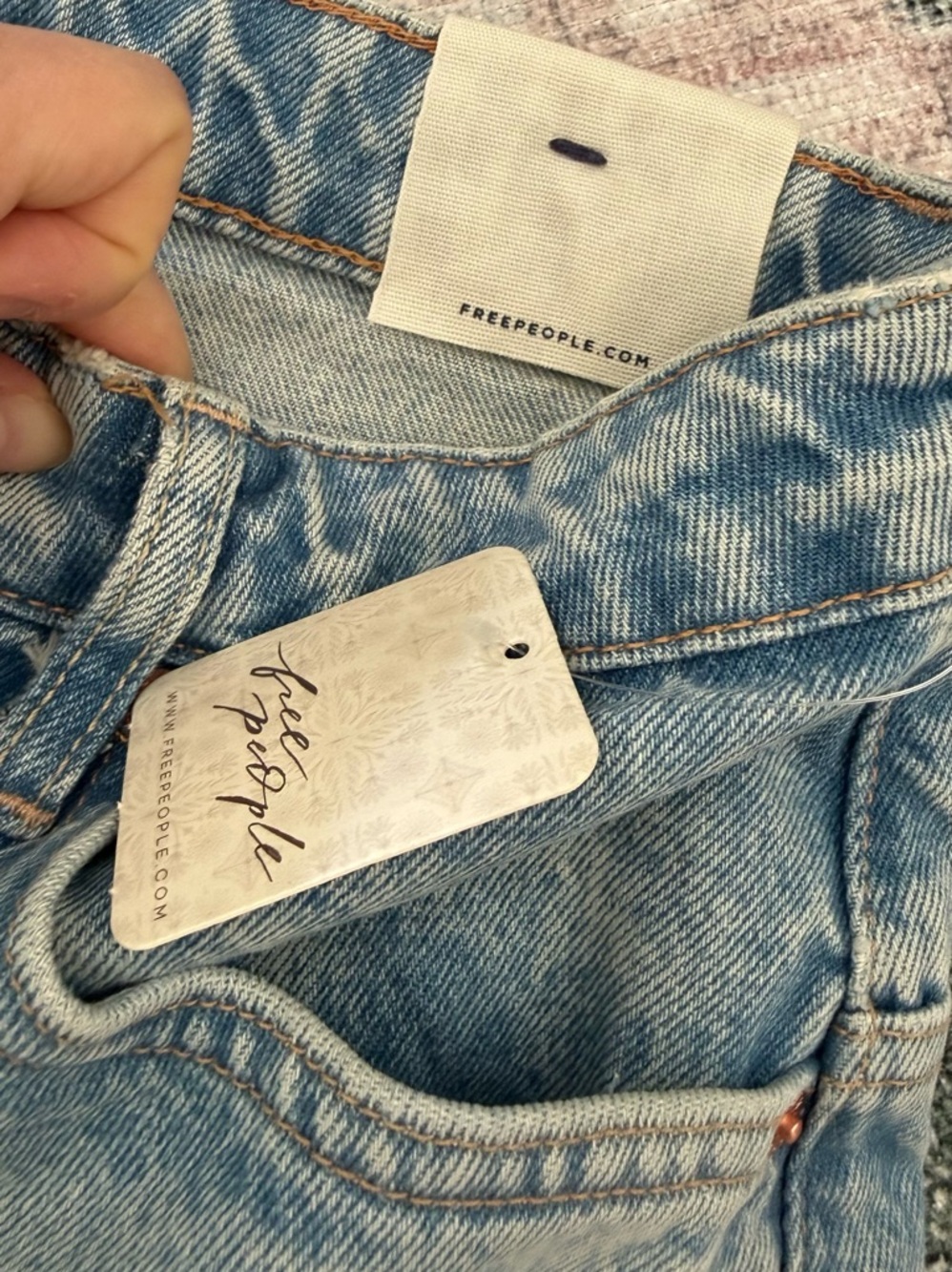 We The Free Light Wash Boyfriend Jeans - Picture 8 of 10